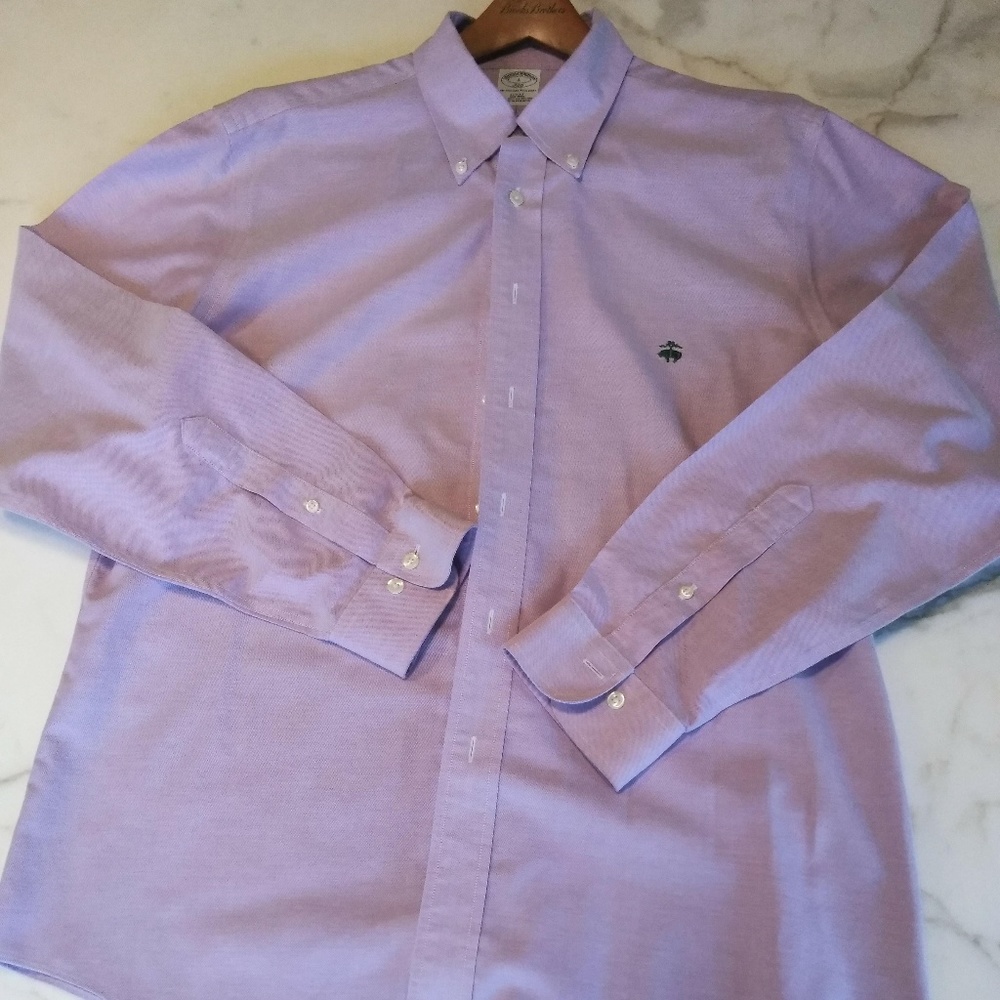 Brooks Brothers Slim Fit Non-Iron Shirt Large